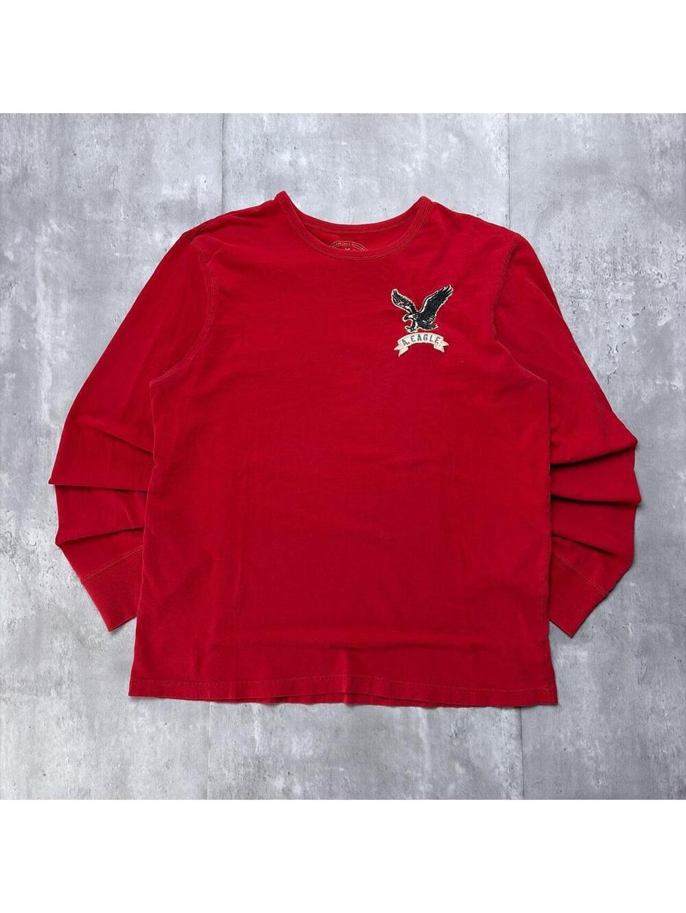 Y2K American Eagle Grunge Gothic Skater Long Sleeve Shirt